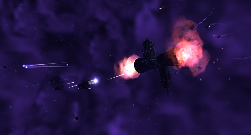 The Liberty Navy destroys Benford Station The Liberty Navy destroys Benford Station