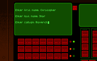 Enter name and callsign… Enter name and callsign…