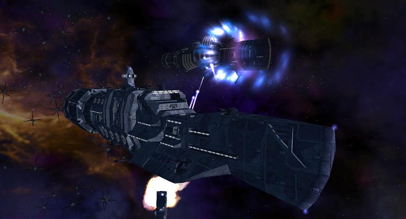 The Battleship Osiris ambushes the Battleship Omaha The Battleship Osiris ambushes the Battleship Omaha
