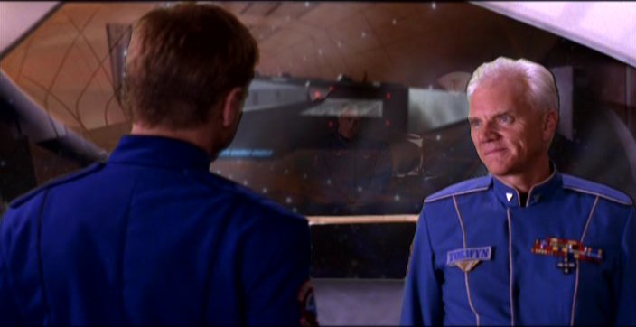 Colonel Blair and Admiral Tolwyn Colonel Blair and Admiral Tolwyn